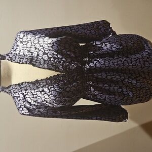 Beautiful Purple Apt 9 Blouse Size L